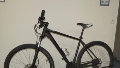 Bild: exb/Polizei
Dieses Mountainbike war wahrscheinlich dunkelgrau, ehe es der mutmaßliche Dieb umlackierte.
