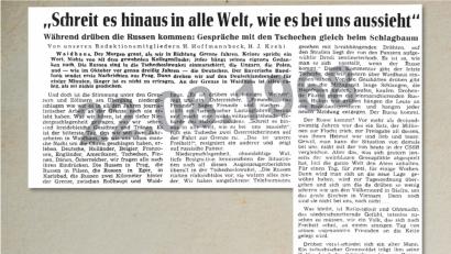 Bild: Michael Ascherl [Michael Ascherl] (michael.ascherl@oberpfalzmedien.de, mascherl)
Original-Zeitungsausschnitt von 1968