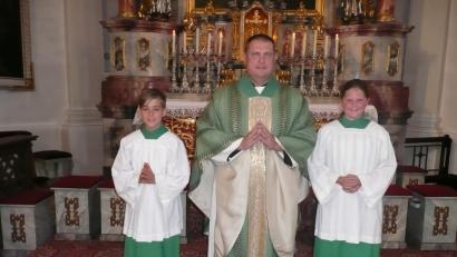 Bild: amö
Krzystof Grzesiak aus Polen übernimmt vom 13. August bis 2. September die Urlaubsvertretung für Pfarrer Eugen Wismeth.