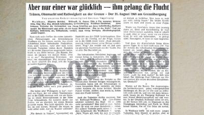 Bild: Michael Ascherl [Michael Ascherl] (michael.ascherl@oberpfalzmedien.de, mascherl)
Original-Zeitungsausschnitt von 1968