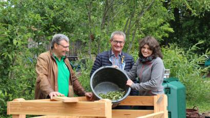Bild: rpp
Damit das Gemüse im Garten prächtig gedeiht, braucht es besten Humus. Stefanie Bräunlein hat Tipps für den Kompost.