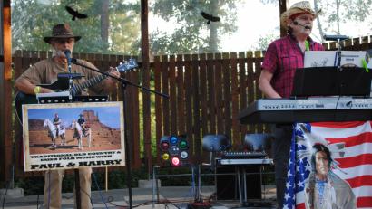 Bild: gag
Westernstimmung in der Gramau mit Paul und Harry ist inzwischen fester Bestandteil der Sommerserenaden.