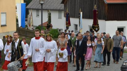 Bild: dob
Am Festtag Mariä Himmelfahrt steht nicht nur das Patrozinium der barocken Pfarrkirche im Ortsteil an, sondern auch das Pfarrfest. Kirche und Feiern gehören zusammen, unterstreicht Bischöflich Geistlicher Rat Pfarrer Alois Scherm.