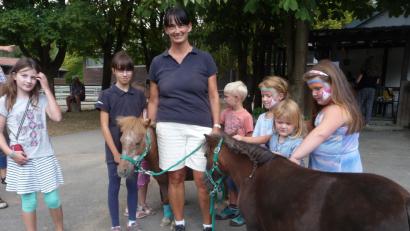 Bild: Kunz
Die Ponys waren sehr beliebt bei den Kindern.