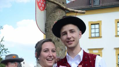 Bild: mag
Laura Gebhardt und Lukas Stümpfl als Oberkirwapaar.
