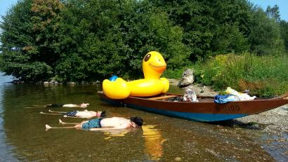 Bild: Lisa Aumer / wec
Pause im Fluss.