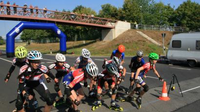Bild: wro
Start frei für die Schülerinnen der Klasse A: Den Lauf über 3,36 Kilometer entschied Katharina Sauer vom SC Allgäu für sich.