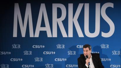 Bild: Andreas Gebert/dpa
Die CSU und Markus Söder sind im Wahlkampf.