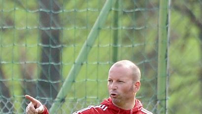 Bild: Ziegler
Markus Kipry, Trainer SV Inter Bergsteig Amberg, setzte am Dienstag ein verschärftes Training an.