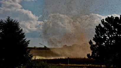 Bild: idu
Eine Windhose in Hub, die die Form eines Herzens hat.