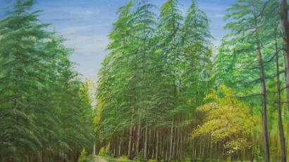 Bild: ua
Ein Gemälde von Wolfgang Christoph.