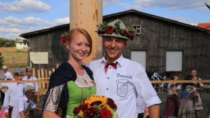 Bild: egl
Das neue Oberkirwapaar Katharina Beck und Dominik Wagner.
