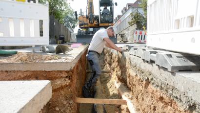 Bild: Gabi Schönberger
Baustelle in der Zacharias-Frank-Straße.