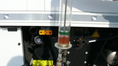 Bild: exb
Mit einem Heizöl-Dieselgemisch im Tank wollte der Trucker bis nach England fahren.