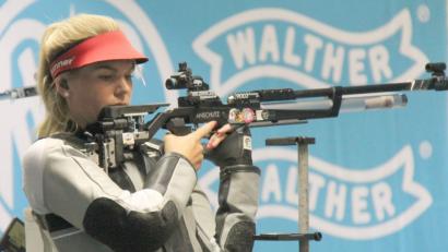 Bild: dl
Julia Simon aus Süß startet mit dem Luftgewehr bei der Weltmeisterschaft in Südkorea.
