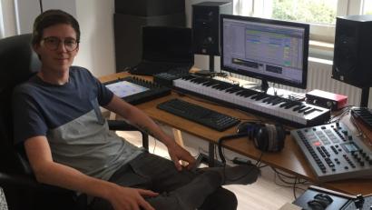 Bild: Michael Wagner
Hier ensteht der "Renga Weh"-Sound: Michael Wagner in seinem Studio in Kulmain