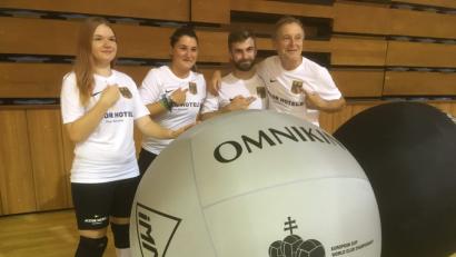 Bild: exb
Die Nordoberpfälzer Kin-Ball-Spieler.