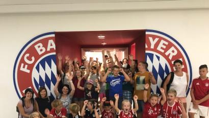 Bild: e
Erste Station für die Ammerthaler Gruppe ist die Allianz-Arena.