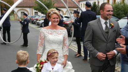 Bild: nn
Das Brautpaar Stefanie und Roland Henfling.