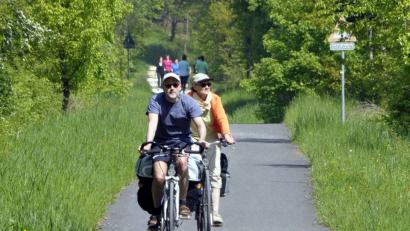 Bild: Alexander Unger
Auch eine Möglichkeit, beim Tag des offenen Denkmals mitzumachen: per Fahrrad, auf dem Fünf-Flüsse-Radweg.