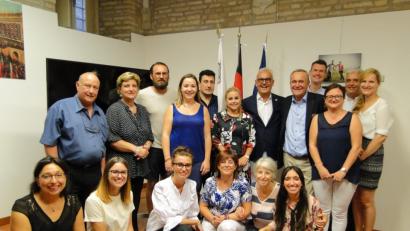 Bild: esa
Lachende Gesichter: Beim Treffen der Partnerstädte im italienischen Macerata sprechen die Delegationen vor allem über die Zukunft von Europa.