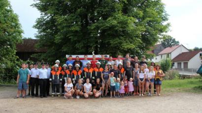 Bild: exb
Die Teilnehmer der Leistungsprüfung der Feuerwehr Großkonreuth.
