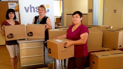 Bild: do
Die Kartons sind gepackt. Am Donnerstag und Freitag erfolgt der Umzug ins ehemalige Krankenhaus. Dann geben in der Landratsamts-Außenstelle zwei Jahre lang Handwerker den Ton an.