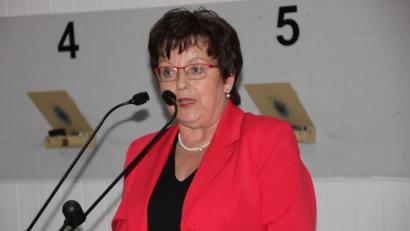 Bild: den
Bezirkstagskandidatin Brigitte Scharf.