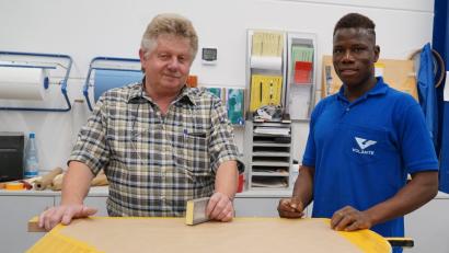 Bild: Alexander Unger
Erich Sperber und Maba Kante.