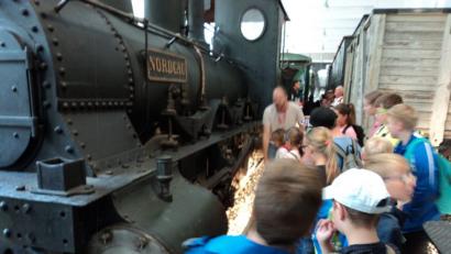 Bild: ksi
Hautnah bei einer im Ruhestand befindlichen Dampflokomotive