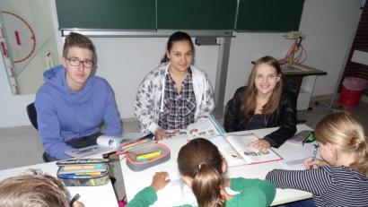 Bild: exb
Mitten in den Ferien geht es am Gymnasium in Eschenbach rund.