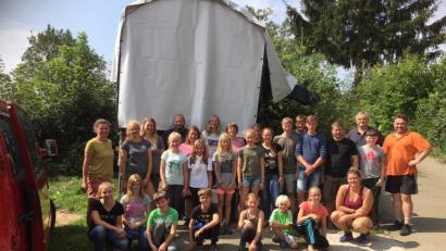 Bild: gi
Die Schützengesellschaft Moosbach fördert die Jungschützen. Sie waren sechs Tage mit ihnen im Zeltlager in Waldmünchen am Perlsee.