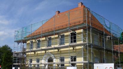 Bild: is
Die Fertigstellung des Bürger- und Kulturhauses "Alter Pfarrhof" 2019 scheint momentan durchaus realistisch.