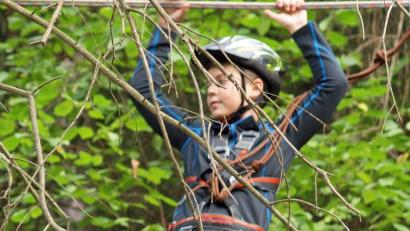 Bild: sön
Ganz schön spannend, der Seilsteg.