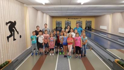 Bild: exb
Den Kinder machte das Kegeln Spaß. Vielleicht entscheiden sich einige für diesen Sport.
