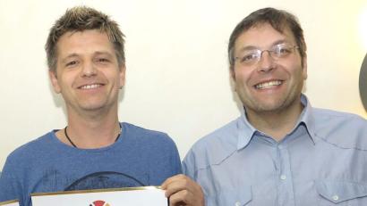 Bild: Hirsch
Christian Glaab (rechts) und Kurt Scherl (links).
