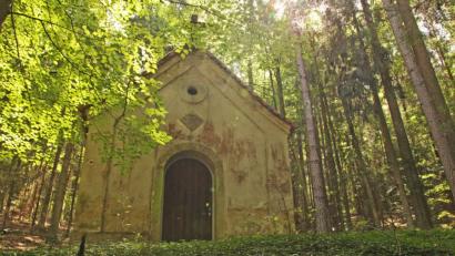 Bild: mp
Die kleine Kapelle in Frankenthal.