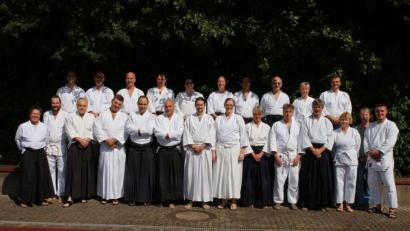 Bild: exb
30 Teilnehmer aus ganz Deutschland sind beim Aikido-Jahrestraining in Tirschenreuth dabei.