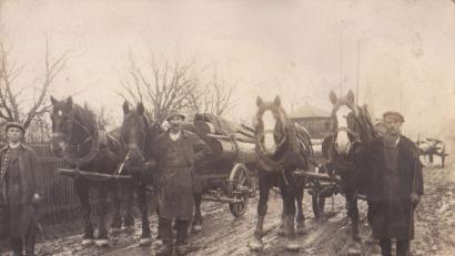 Bild: gz
Der Holzhandel spielte um 1900 eine wichtige Rolle.