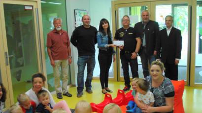 Bild: exb
Das Kinderhaus St. Barbara bekommt 500 Euro.