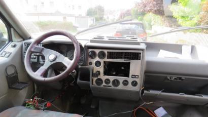 Bild: Polizei
Bei Aufbruch des T 4 richtete der Dieb enormen Schaden an.