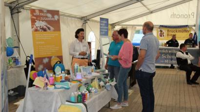 Bild: ral
Die erste Auflage der Gewerbeschau war ein Erfolg: Mehr als die erwarteten 5000 Besucher informierten sich an den einzelnen Ständen.