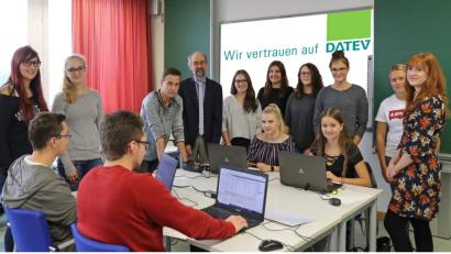 Bild: exb
Der Fibu-Praxistag an der Europa-Berufsschule kommt an.