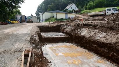 Bild: Petra Hartl
Am Hopfenhang in Amberg wird schon fleißig gebaut.