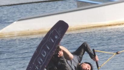 Bild: Hirsch
Spektakuläre Sprünge zeigten die Wakeboarder, die sich um den Titel "King of the Lake" bewarben.