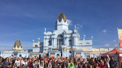 Bild: exb
Rund 90 Windischeschenbacher Kinder genießen einen Tag im Freizeitpark "Belantis".