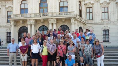 Bild: exb
Der Reisegruppe aus Pressath gefällt es in Wien.