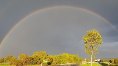 Bild: Florian Moller
Ein Regenbogen bei Vohenstrauß.