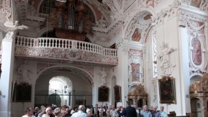 Bild: Alfred Brönner
Eine Informationsfahrt des Bezirks Oberpfalz führte in das Kloster Speinshart.
