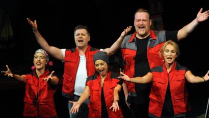 Bild: gf
Das Baumarkt-Musical "Hammerfrauen" im Stadttheater Amberg war der Hammer.